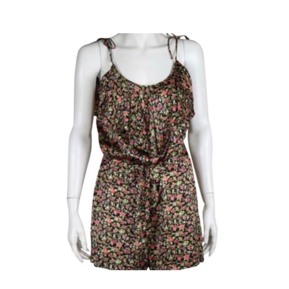 Emerson Thorp Silk Floral Romper